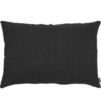 Polštář Södahl, Dekorativní polštář Linen 40 x 60 cm černý - Formadore