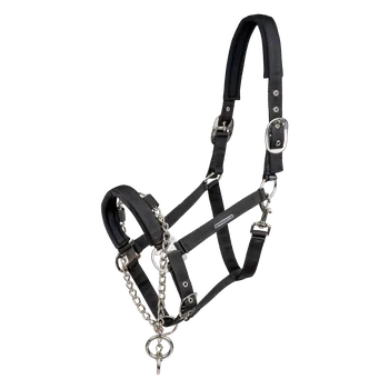 Sport Ohlávka Pro Safety Waldhausen s řetízkem černá Barva: černá, Velikost: WB