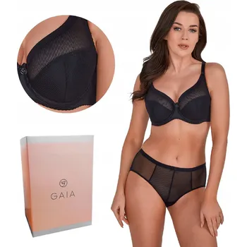 Podprsenka Gaia podprsenka s polovyztuženými košíčky černá velikost 70E