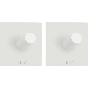 Věšák Zack, Věšáky Peco čtvercové bílé 2 ks - Formadore