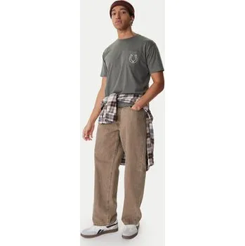 RVCA T-Shirt EVYZT00274 Zelená Regular Fit M