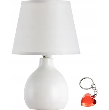 Lampička Stolní lampa Rabalux bílá 40 W