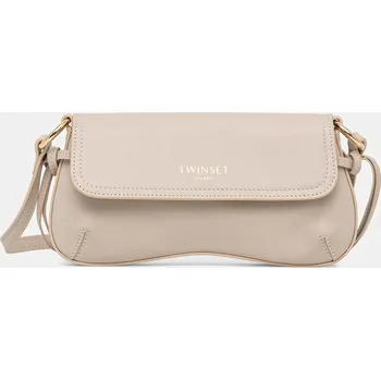 Kabelka Kožená kabelka Twinset 261TB7111 béžová 08X, vel. ONE SIZE