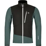 Pánská mikina Ortovox FLEECE GRID JACKET - tmavě šedá XXL