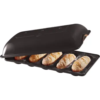 Forma na pečení Emile Henry, Forma na mini bagety Emile Henry, černá - Formadore