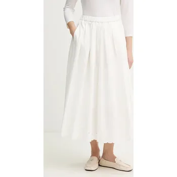 Dámská sukně Sukně s přídavkem lnu Weekend Max Mara PIO 2615101021600 béžová 01X, vel. 38