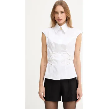 Dámská košile Bavlněná košile Elisabetta Franchi CA14361E2 bílá 00X, vel. 36