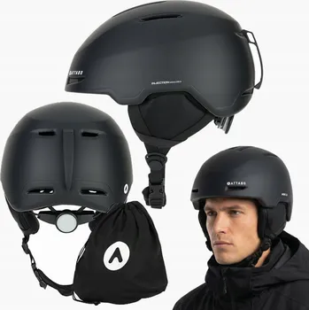 Přilba Attabo 55 - 59 cm černá