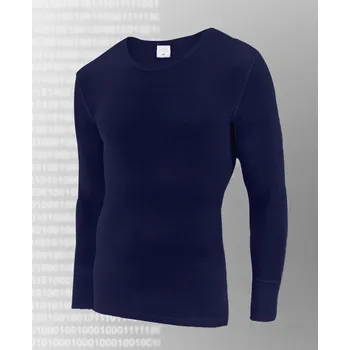 Pánské tričko Tričko s dlouhým rukávem e.CLASSIC, barva [Velikost XL, Barva tmavě modrá]