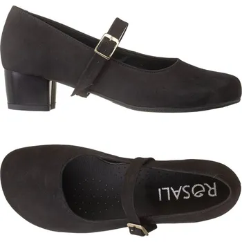 Dámské lodičky Peerko Kožené lodičky Rosali Ravenna s vyměnitelným páskem černé Velikost: 39,5