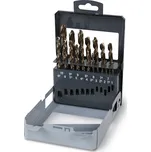 Beta tools Spirálové vrtáky s válcovými stopkami, HSS-CO 5%, plně vybroušený lesklý povrch