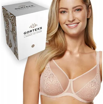 Dámské spodní prádlo Gorteks podprsenka nevyztužená béžová velikost 95B