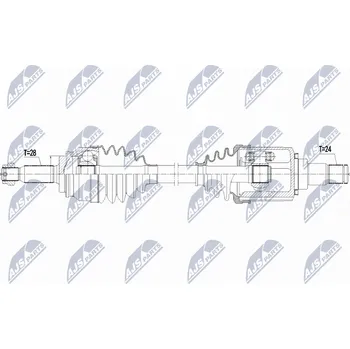 Hnací hřídel NTY NPW-CT-125