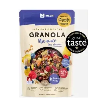 Mlsni - Mlsni Prémiová granola Mix ovoce bez slazení 400 g