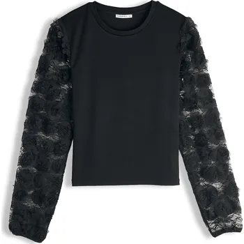 GATE Top s ozdobnými rukávy 44 625-1551/89