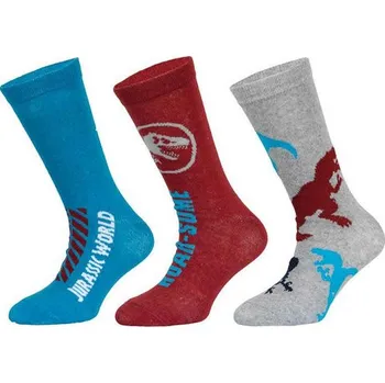3PACK dětské ponožky Jurassic World vícebarevné (39267/red) 27/30 Možnost vrácení zboží ZDARMA do 120 dnů!