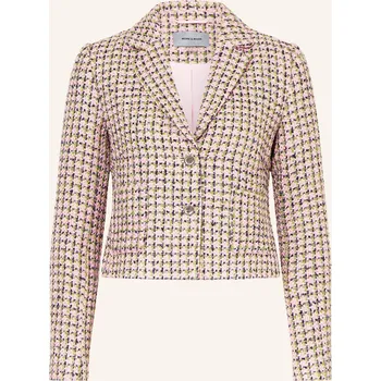 Dámský blejzr More & More Dámské Bouclé Sako, růžová / světle zelená /...