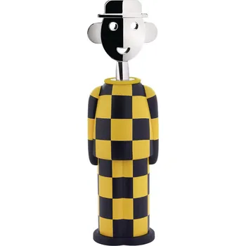 Úložný box Alessi, Vývrtka Alessandro M. Giallo e Nero, žlutá, černá - Formadore