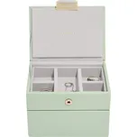 Stackers, Krabička na šperky Stackers dvojitá micro šalvějově zelená - Formadore