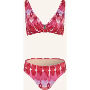 Dámské plavky Charmline Dámská Bralette Bikiny Ikat Energy, růžová / světle...