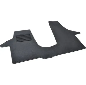 autokoberec Autokoberce textilní přesné černé / černé obšití - Volkswagen T6 (Typ SG/SH) Caravelle (2015-2024) 3-sedadla