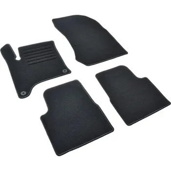 autokoberec Autokoberce textilní přesné černé / černé obšití - Citroën C4 III (Typ C41) MHEV (2024-) 5-sedadel