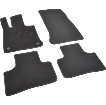 autokoberec Autokoberce textilní přesné černé / černé obšití - Mercedes-Benz GLC-Klasse (Typ X254) (2022-) 5-sedadel