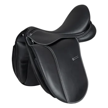 Jezdecké sedlo Drezurní sedlo Economic Waldhausen syntetické Barva: černá, Velikost: 17,5"/44 cm