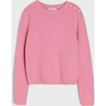 Dámská móda Sinsay - Svetr s příměsí vlny - růžová - 252FJ-38M - 252FJ-38M-S