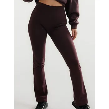 Dámské kalhoty Sinsay - Kalhoty flare - karmínová - 734GZ-92X - 734GZ-92X-XL