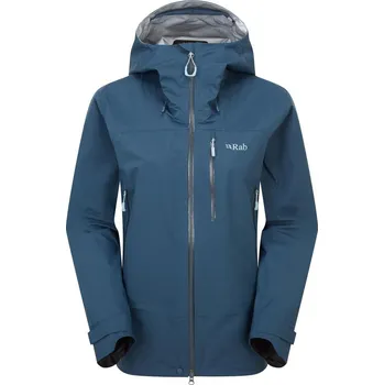 Dámská větrovka Dámská nepromokavá bunda Rab Firewall Mountain Jacket Barva: Tempest Blue, Velikost: S