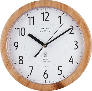 Hodiny Přesné moderní rádiem řízené hodiny JVD RH612.7 - imitace dřeva