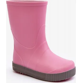 Dívčí holínky DĚTSKÉ HOLÍNKY WAVE GOKIDS 979 RŮŽOVÉ VEL. 26