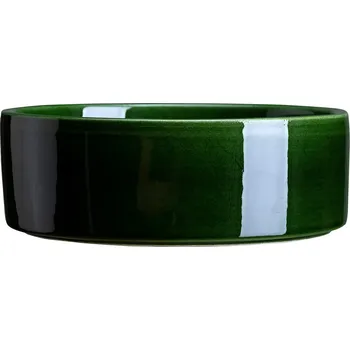 Stojan na květiny Bergs Potter, Podstavec pod květináč Hoff s glazurou 14 cm zelený - Formadore