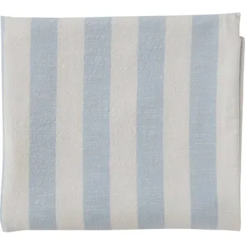 ubrus OYOY, Ubrus Striped, 140 x 260 cm, bílo-modrý - Formadore