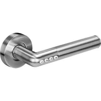 ZS 850 ORNO - kovová, vstupní kódová klika IP44 s Bluetooth zámkem Barva: Stříbrná