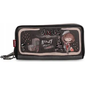 Peněženka Anekke Mademoiselle Velká peněženka RFID na zip