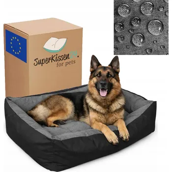 Pelíšek pro psa Kotec pro psy pelíšek 120x90, len, nepromokavý