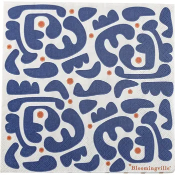 Papírový ubrousek Bloomingville, Papírové ubrousky Eviaya 33 x 33 cm 20 ks - Formadore