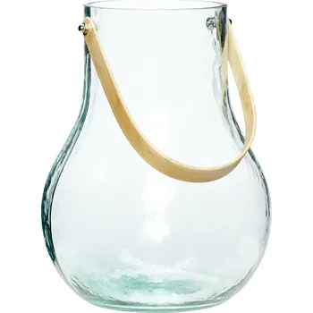 Váza Hübsch, Váza Hübsch skleněná s držadlem zelená - Formadore