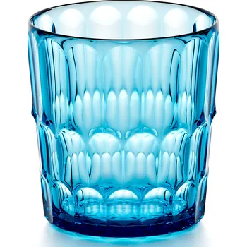 Sklenice Guzzini, Skleněný pohár Vanity N°2 nízký 360 ml modrý - Formadore