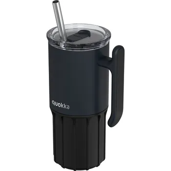 Quokka, Termohrnek se slámkou Quokka Stream 720 ml, černý - Formadore