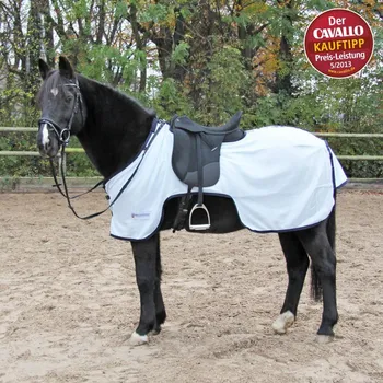 Deka pro koně Jezdecká deka bederní Waldhausen proti mouchám Velikost: 135 pro letní ježdění, lehká a prodyšná