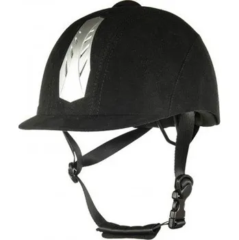 Jezdecká přilba Jezdecká helma HKM New Air Stripe černá