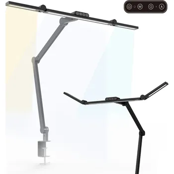 Lampička Skládací LED stolní lampa rýsovací, dotykové ovládání, kabel 2 m, HDWR LUMIXDESK-03