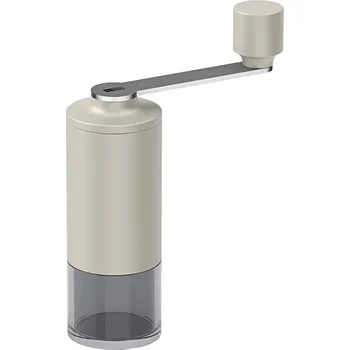 Mlýnek na kávu AdHoc, Mlýnek na kávu Moro, světle šedý, s rukojetí - Formadore