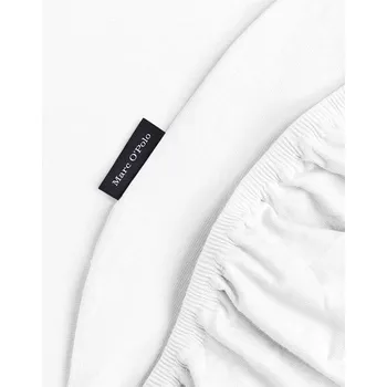 Povlečení Marc O'Polo, Prostěradlo s gumou Premium Organic 100 x 200 cm bílé - Formadore