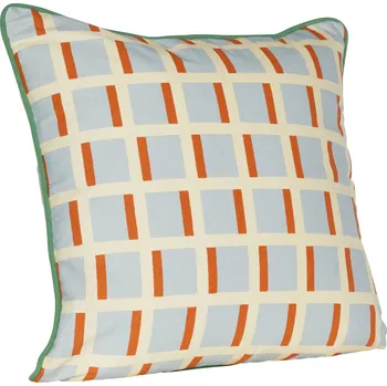 Polštář Hübsch, Dekorativní polštář Agenda 50 x 50 cm šedo-pískový - Formadore