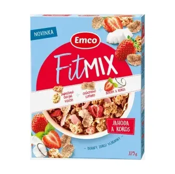 Fitmix jahoda a kokos 375 g