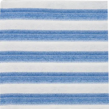 Papírový ubrousek Zafferano, Papírové ubrousky Righe s pruhy 25 x 25 cm sytě modré 20 ks - Formadore